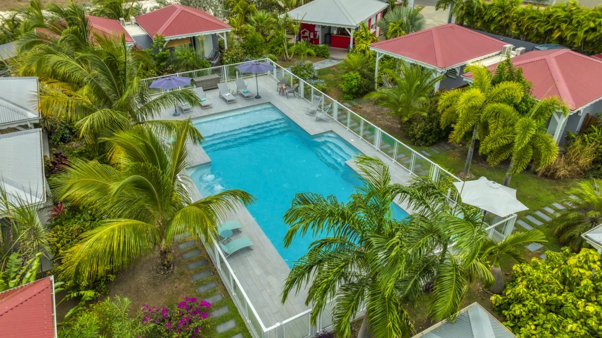 2_Hotel Le Cocotel avec piscine Saint François guadeloupe-Ensemble